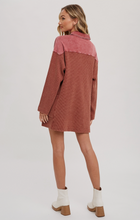 Load image into Gallery viewer, Thermal Henley Tunic | Rust