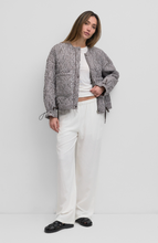 Load image into Gallery viewer, Colleen Gingham Jacket | Chocolate Brown + White