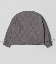 Load image into Gallery viewer, Colleen Gingham Jacket | Chocolate Brown + White