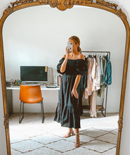 Load image into Gallery viewer, Andie Smocked Midi Dress | Black