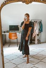 Load image into Gallery viewer, Andie Smocked Midi Dress | Black