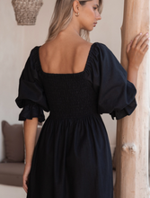 Load image into Gallery viewer, Andie Smocked Midi Dress | Black