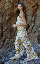 Load image into Gallery viewer, Ricky Floral Jumpsuit | Chartreuse + White
