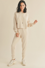 Load image into Gallery viewer, Semi-Fit High Waist Jogger | Cream
