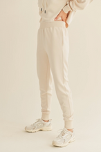 Load image into Gallery viewer, Semi-Fit High Waist Jogger | Cream
