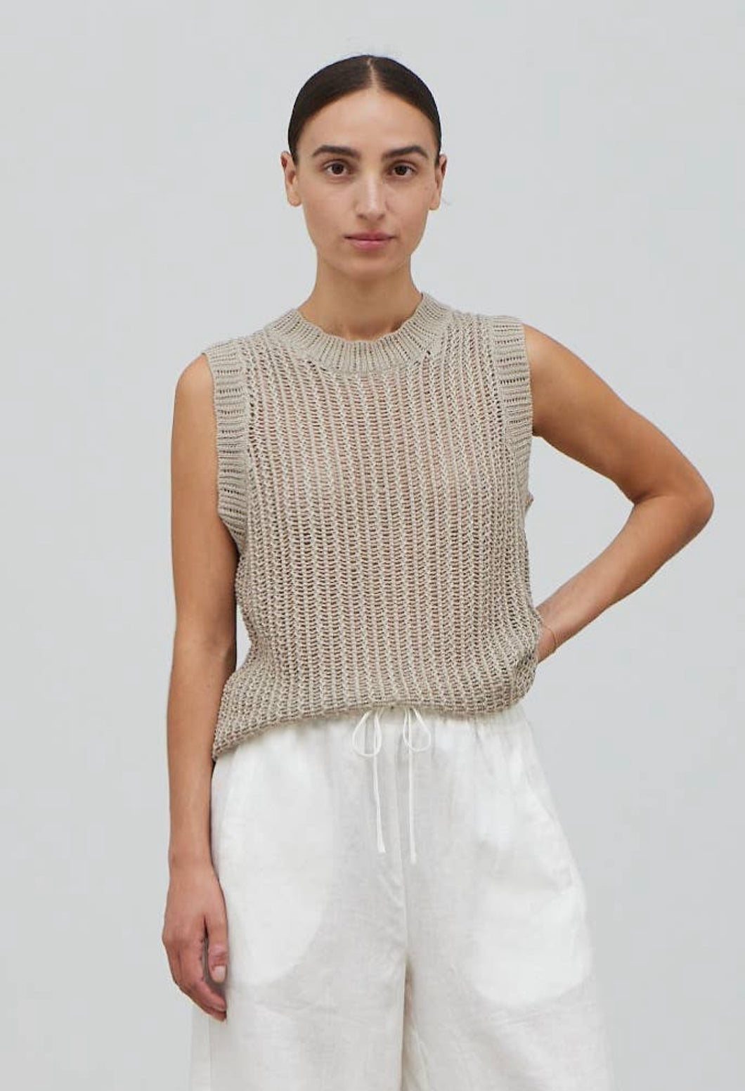 Summer Crochet Top | Stone