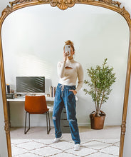 Load image into Gallery viewer, Hailey Drawstring Denim Pants | Dark Wash
