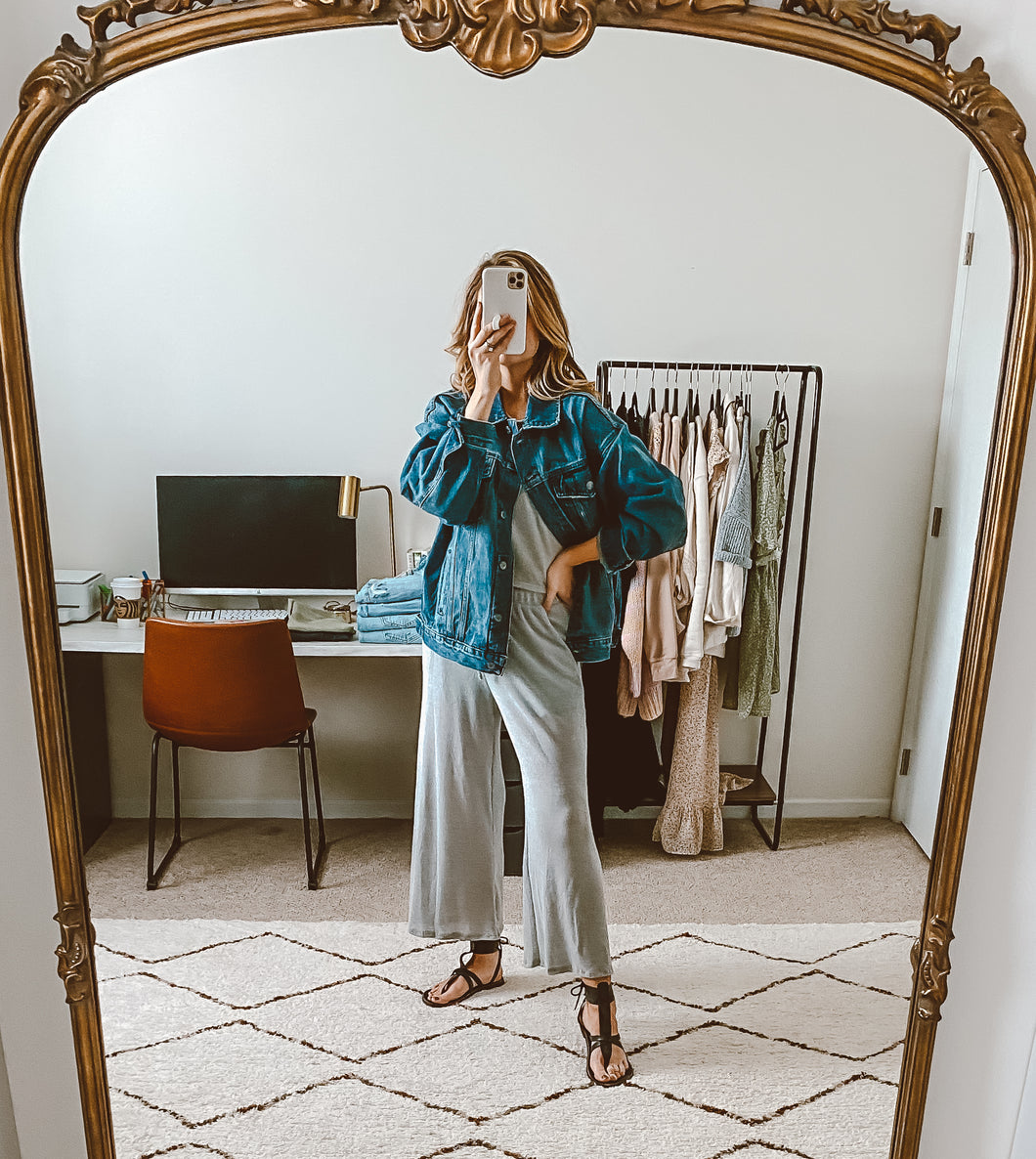 Alessi Knit Lounge Pant | Sage Grey