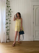 Load image into Gallery viewer, Gilly Gingham Dress | Yellow
