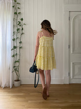 Load image into Gallery viewer, Gilly Gingham Dress | Yellow
